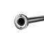 252cm Straight Shower Curtain Pole & Hook Set