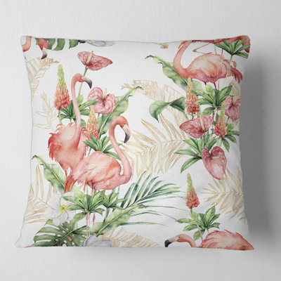 Floral Throw Pillow