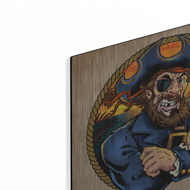 «Pirate Polos Logo» par Flyland Designs, H 12 po x l 12 po