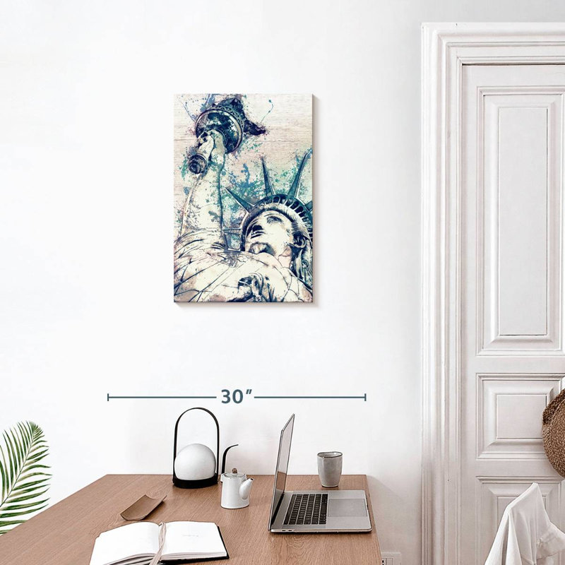 Aime Liberty NYC, 24" H x 16" W