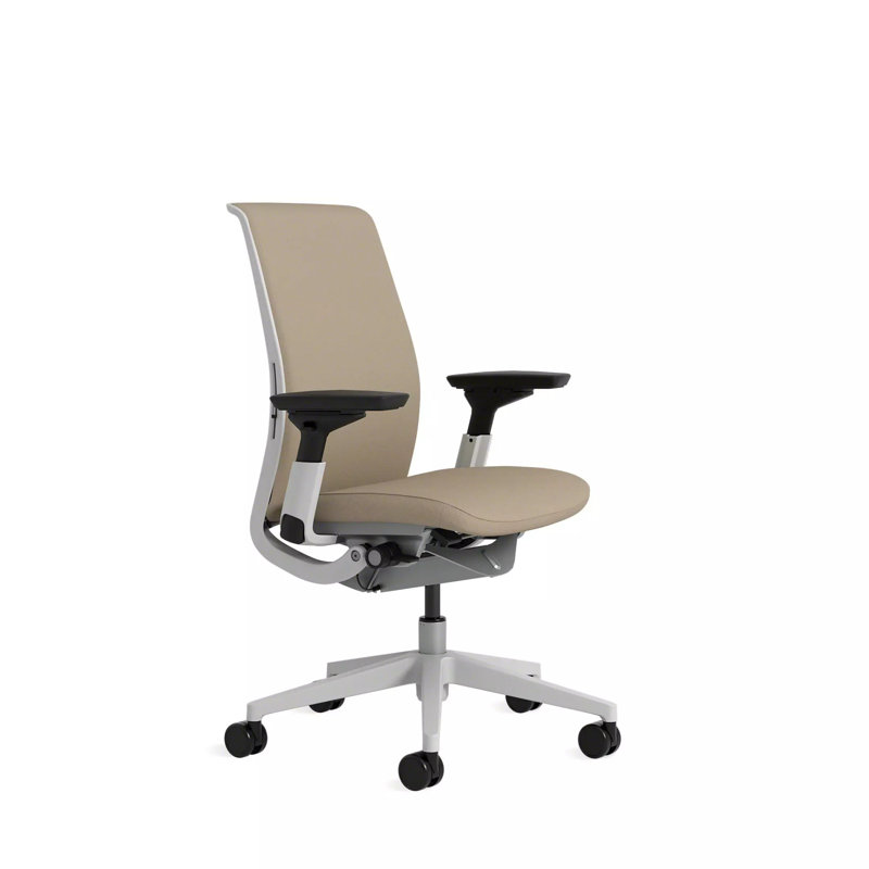 Think® Task Chair, Seagull, Carpet Casters, Oatmeal