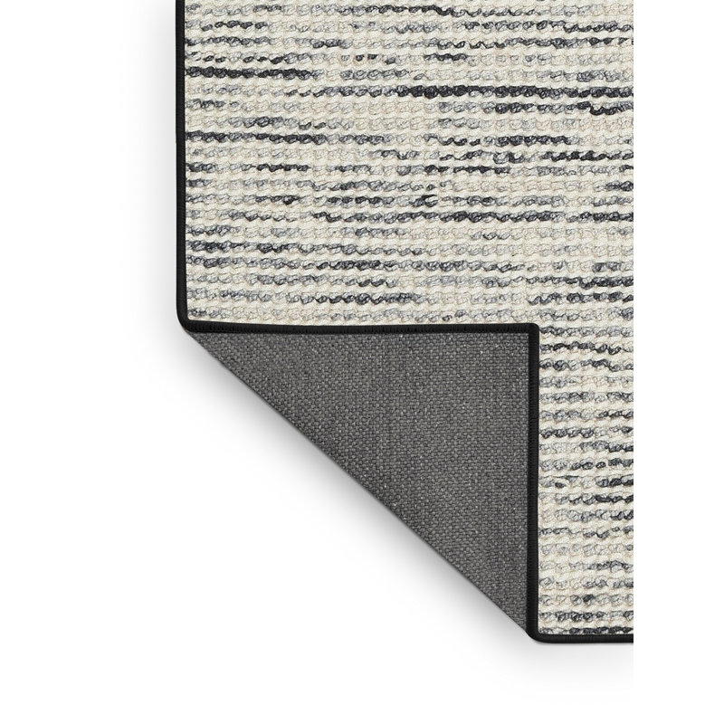 Tapis gris/bleu clair contemporaine, Rectangle 8 pi x 10 pi