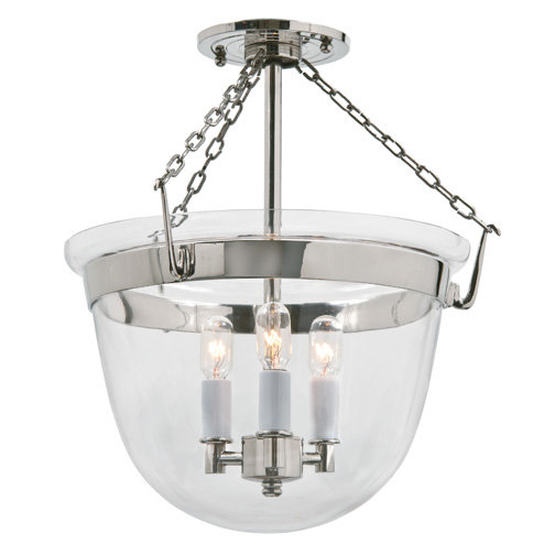 Jaliyah 3 - Light Unique/Statement Pendant, Polished Nickel