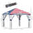 Outsunny 10' x 10' Pop Up Canopy Tent with Netting, Instant Tents for Parties, Height Adjustable, with Wheeled Carry Bag and 4 Sand Bags for Outdoor, Garden, Patio-98262062