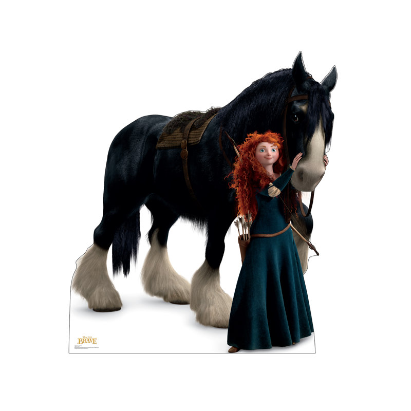 Life-Size Merida and Angus Cardboard Cutout Standup - Disney Brave