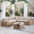 Errin Wicker 5 - Person Seating Group with Cushions