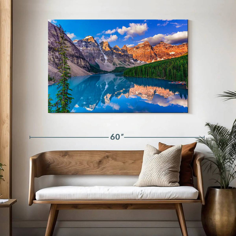 Alvord au lac Moraine, H 32 po x l 48 po
