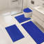Ensemble de tapis de bain en microfibre 4 pièces avec envers antidérapant-1025461312