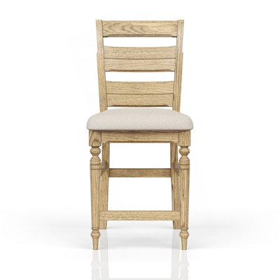 Tabouret de comptoir échelle Ladder - finition caramel