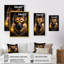 «German Shepherd Gangster in NYC II», impression sur toile-308629591-308629586