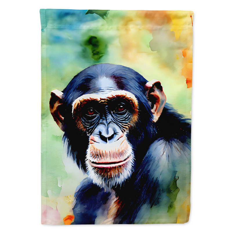 Drapeau de maison de chimpanzé