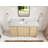 Elizabeth Oak 60 In. W X 22 In. D Single Sink Bathroom Vanity With 2 In. Quartz-109589239