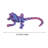 Lizard Toys With Flexible Characters And Gradient Tabletop Decorations