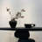 Black Solid Wood Console Table-1548249560