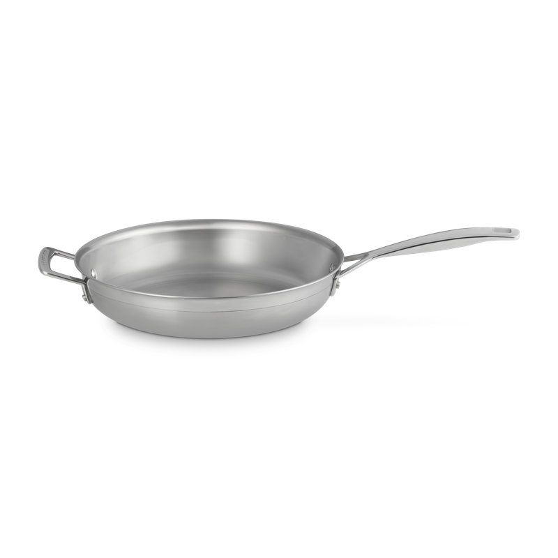 Le Creuset Classic Stainless Steel Round Frying Pan, 12 In.