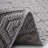 LOOM & LUXE Collection 2X8 Grey/White /Geometric Indoor/Outdoor Area Rug-282266587-282266584