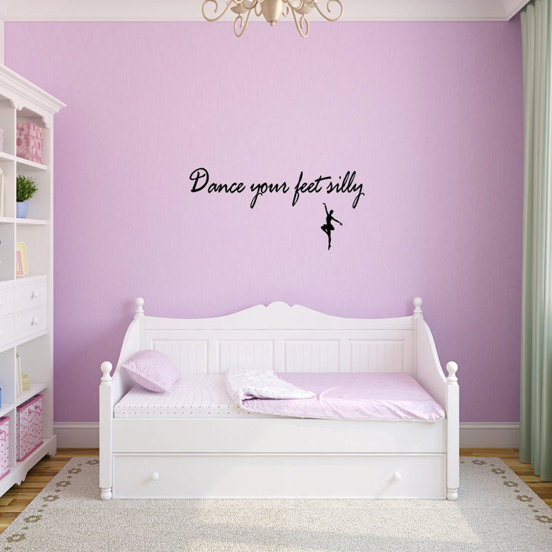 DeWitt Text & Numbers Wall Decal, 22" H x 44" W