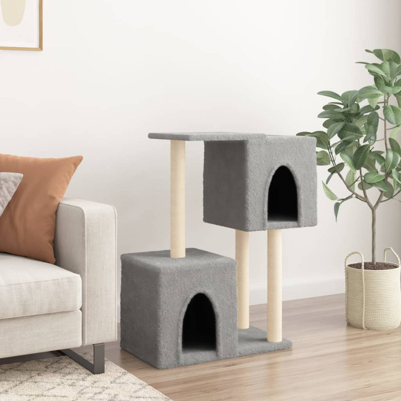 86cm H Cat Tree, Light Grey