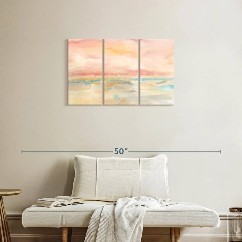 Avery Blush Seascape, H 20 po x l 33 po