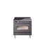 Cuisinière à induction 36 pouces avec 6 éléments à induction ILVE Nostalgie II Series (porte en verre)-1304245314