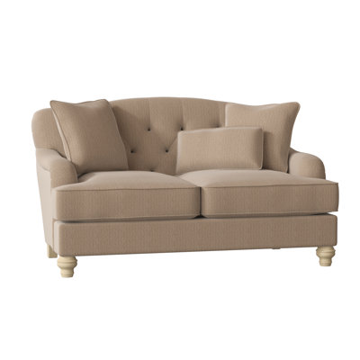 Sullivan 65" Charles of London Loveseat with Reversible Cushions by Birch Lane