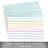 Spring Stripes 24-Sheet Premium Paper Placemats