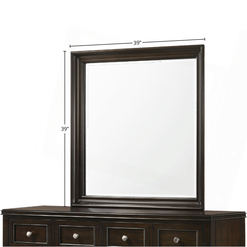 Miroir Merlot, Acajou