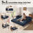 78.8''Sleeper Couch Bed for Livingroom,Convertible Modular Sofa with Armrest Pillow,Modular Foldable Corduroy Couches in a Box,No Assembly-1215669987-1191320730