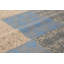 Tapis bleu handwoven à tissage plat Amata