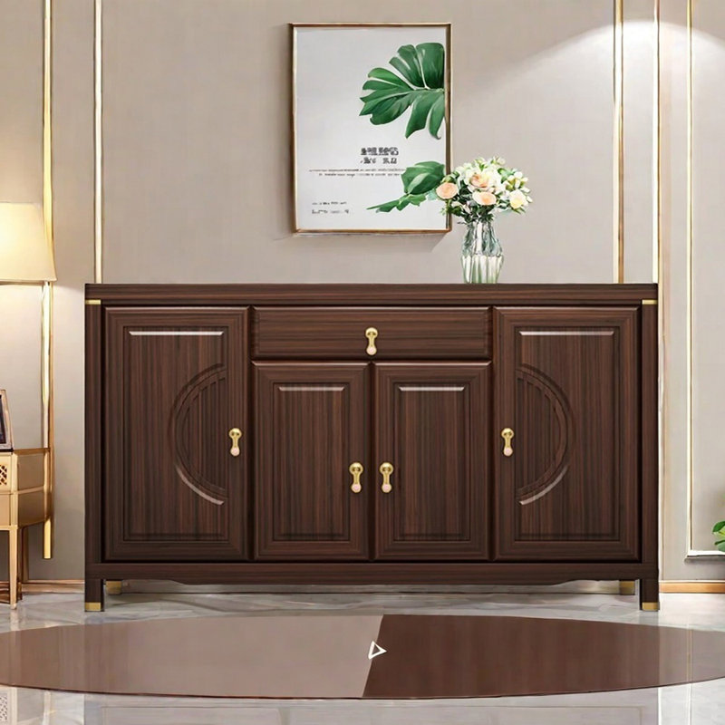 New Chinese Style Solid Wood Sideboard