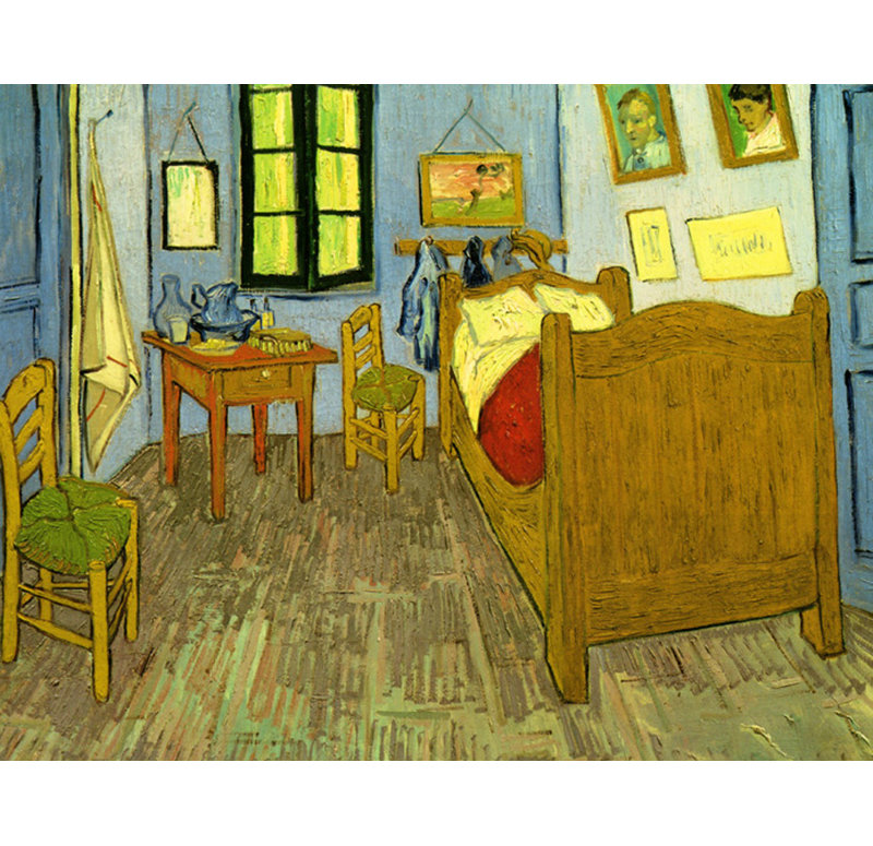 Bedroom at Arles, 19" H x 24" W