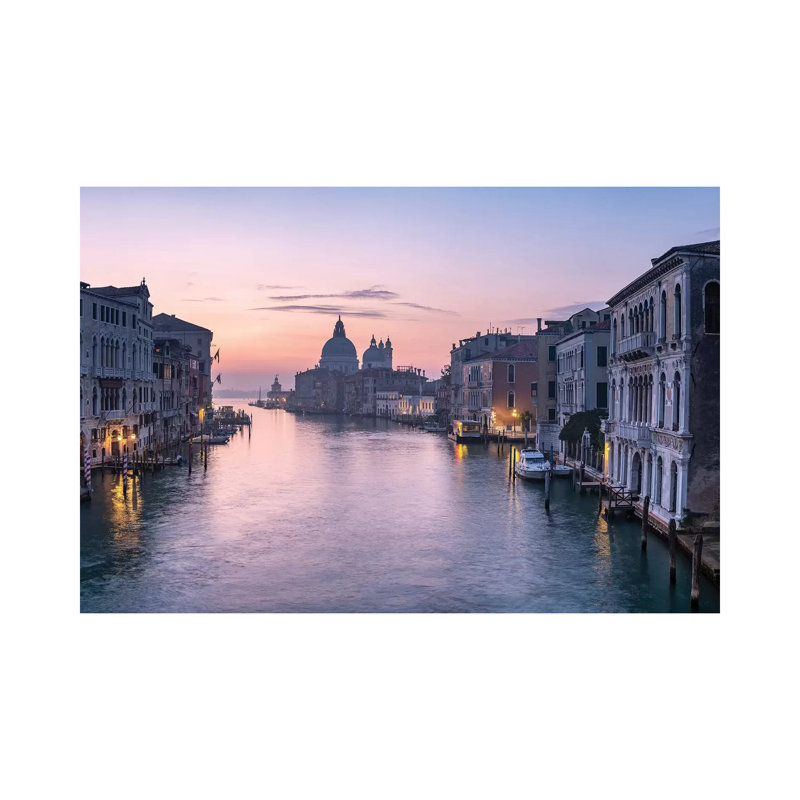 Grand Canal by Jan Becke - Wrapped Canvas Print, 20.32 cm H x 30.48 cm W