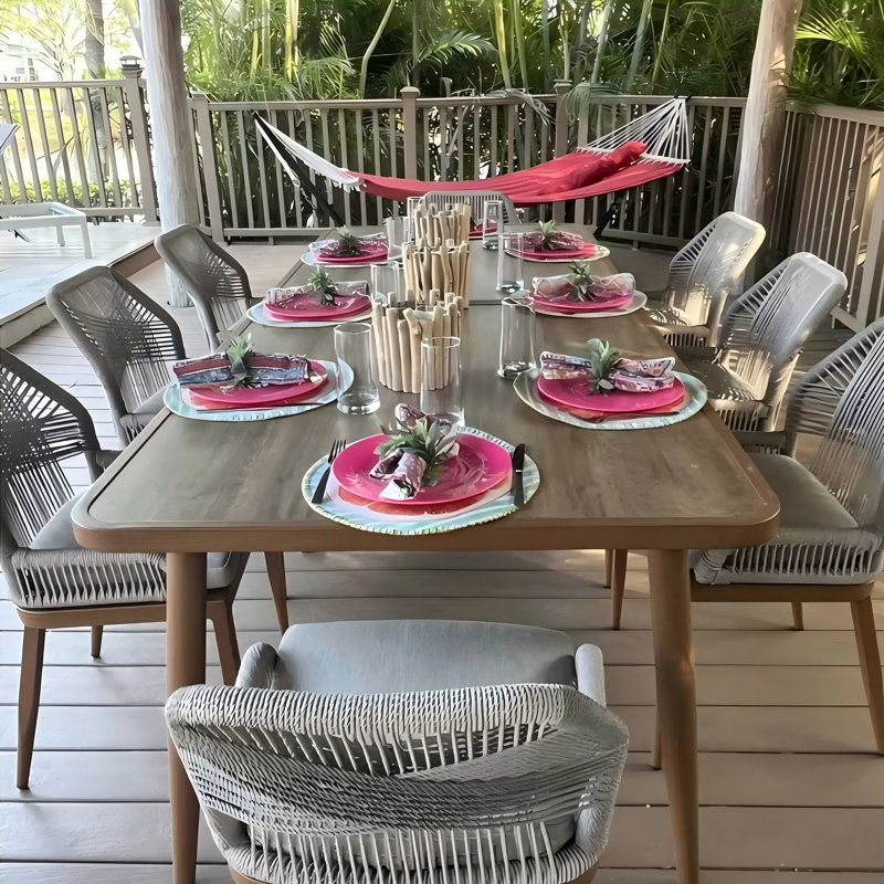 Purple Leaf Outdoor Dining Chair with Cushion