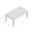 Gyra Solid Wood Base Dining Table