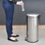 Stainless Steel Step On Kitchen Trash Can-43389553