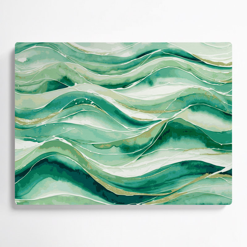Art nautique vert nautique vert nautique, H 11 po x l 14 po