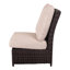 Chaise de patio avec coussins