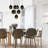 Malorey 8 - Light Globe Chandelier