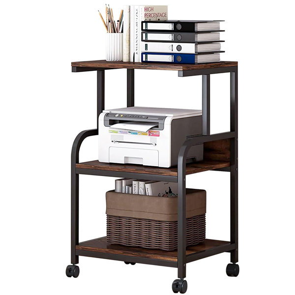 ADROIM 29.5'' H x 23.6'' W Printer Stand | Wayfair