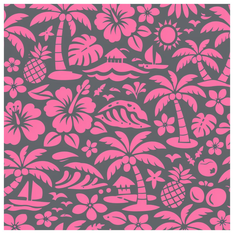 Couvertures à motif floral tropical, 60in W x 80in H