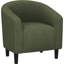 Fauteuil club rembourré en tissu-106296589