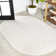 Arcie Solid Low-Pile Ivory Rug