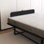 Structure de lit pliante en métal compacte avec matelas en mousse 4 pouces noir classique