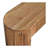 Solid Wood Soba Straight Media Unit, Oak
