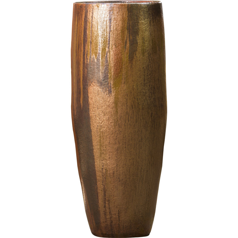 Taliayah Ceramic Pot Planter, 47.25" H x 18" W x 18" D, Cayenne