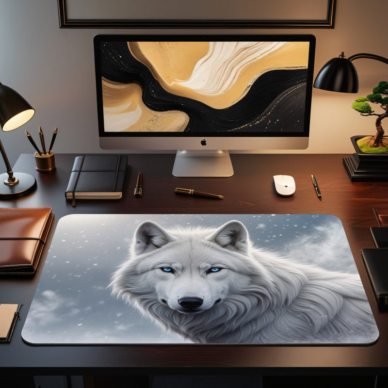Polyester Desk Pad, 31.5x15.5
