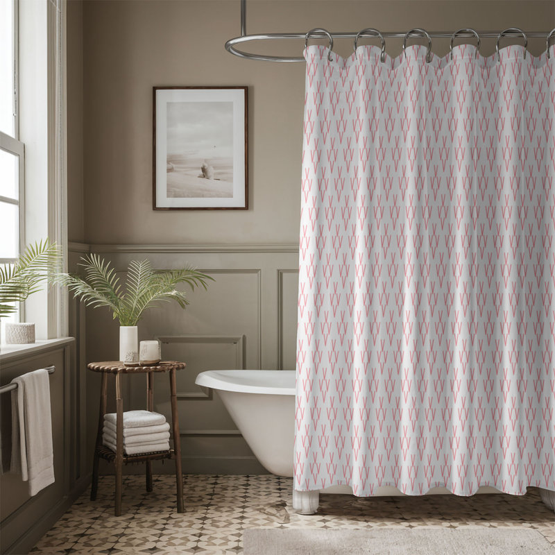 Marine Shapes - Rideau de douche Premium, H 74 po x l 71 po