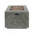 50,000 Square Heating Fireplace - Iron, Rust-, Matte Fire Pit Chic