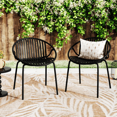 Chaises de salle à manger de patio