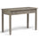 Bureau d'écriture en bois massif avec plateau à clavier rabattable et 2 tiroirs Warm Shaker